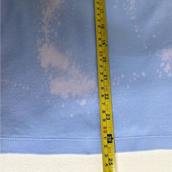 Kim Rogers Perfectly Soft Giraffe Sunglasses Blue Bleach Dyed Shirt Women Medium - Picture 9 of 10